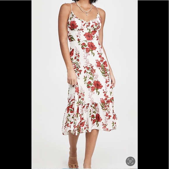 Reformation Dresses & Skirts - NWT Reformation GEORGETTE EMBRY MIDI DRESS Size 12